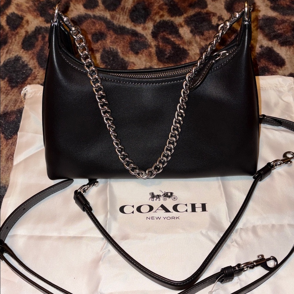 Coach Juliet 25 glovetanned black leather with 3 straps - Picture 2 of 5